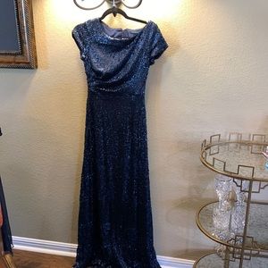 Beautiful sequined gown. Worn one time.